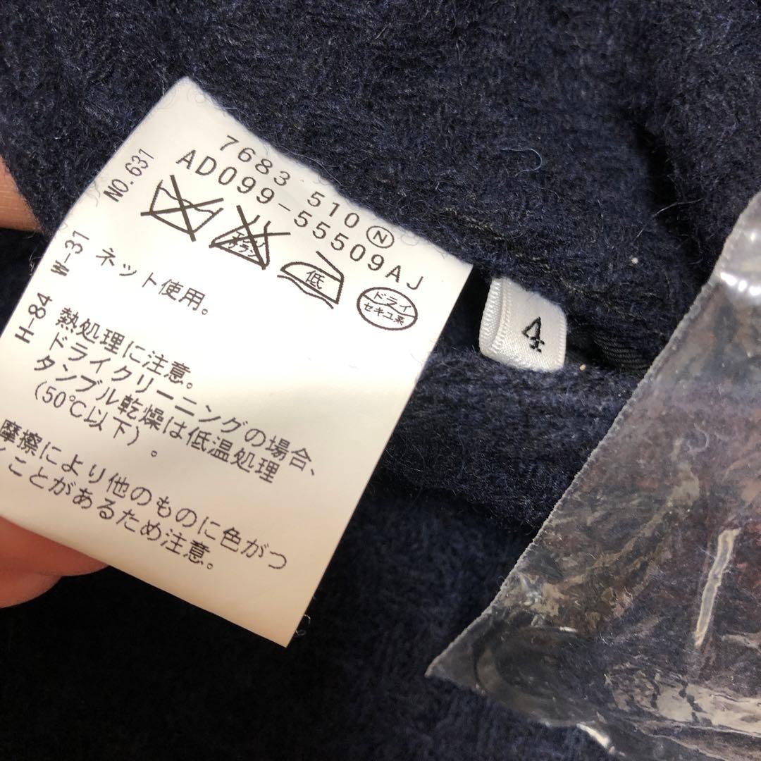 ★美品　タケオキクチ　ダッフルコート　ネイビー