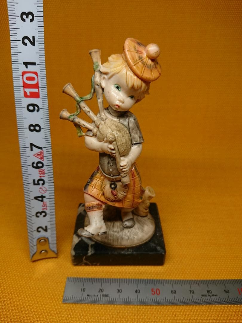 人形　彫像　イタリア　オブジェ　置物　インテリア　工芸品　美術品　A1436