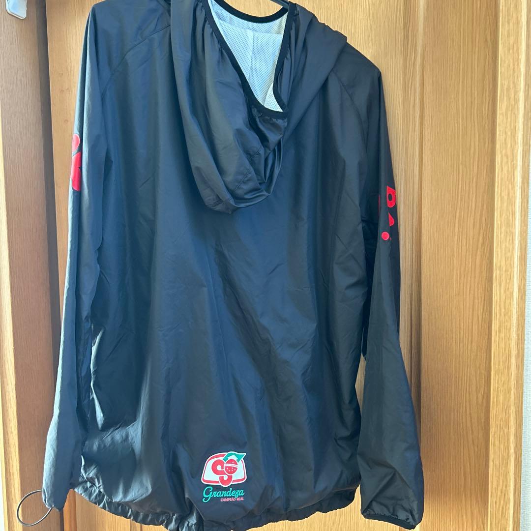 Finta フード付きウィンドブレーカー 黒　上下セット