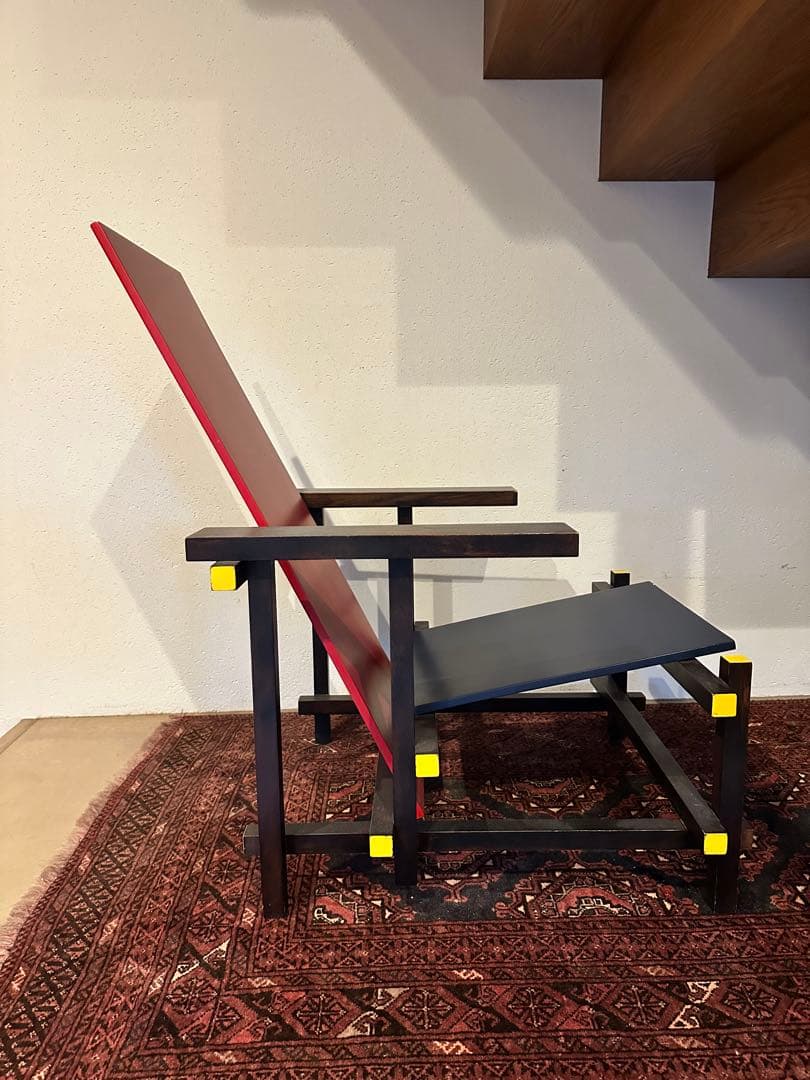 希少　レッドアンドブルーチェア Gerrit Rietveld ヴィンテージ