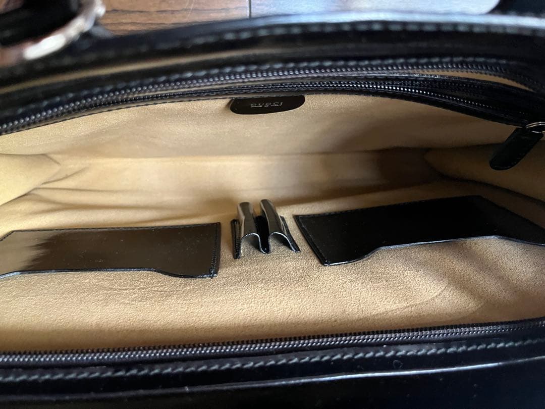 ★年末バーゲン GUCCI グッチ バンブー ビジネスブリーフケース A4超美品