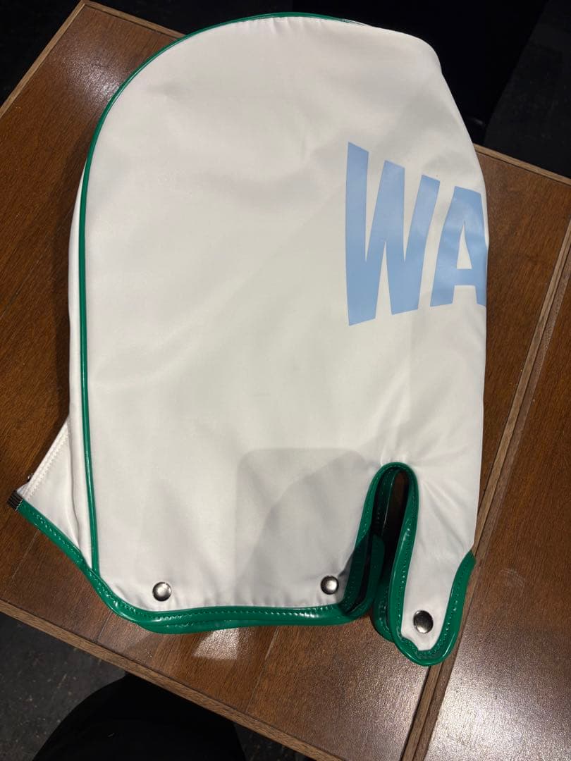 まる　希少　WAAC キャディバック　ホワイト/グリーン