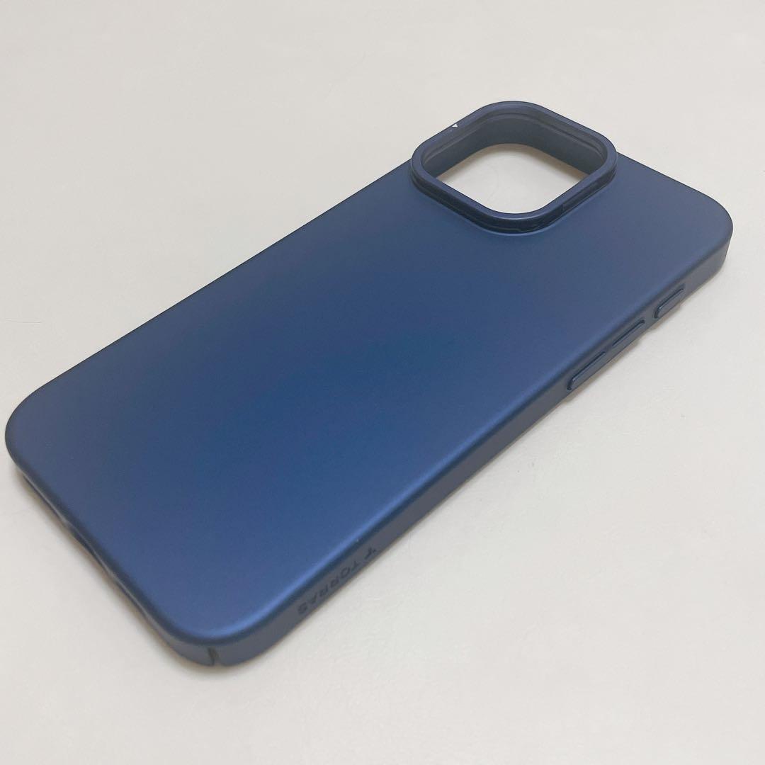 MagSafe対応 iPhone16ProMax ネイビーブルー ハードケース