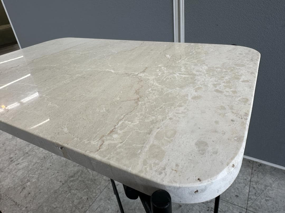 ZARA 　マーブル サイドテーブル　大理石　ホワイト