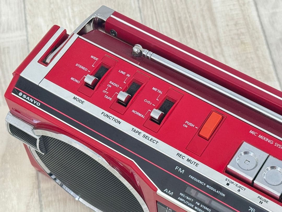 ヴィンテージ美品｜SANYO ラジカセMR-U4SF 昭和レトロ　ラジオ　動作品