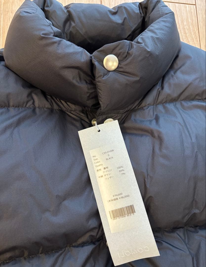 【新品】COMOLI 25AW ダウンジャケット size2 コモリ　完売品