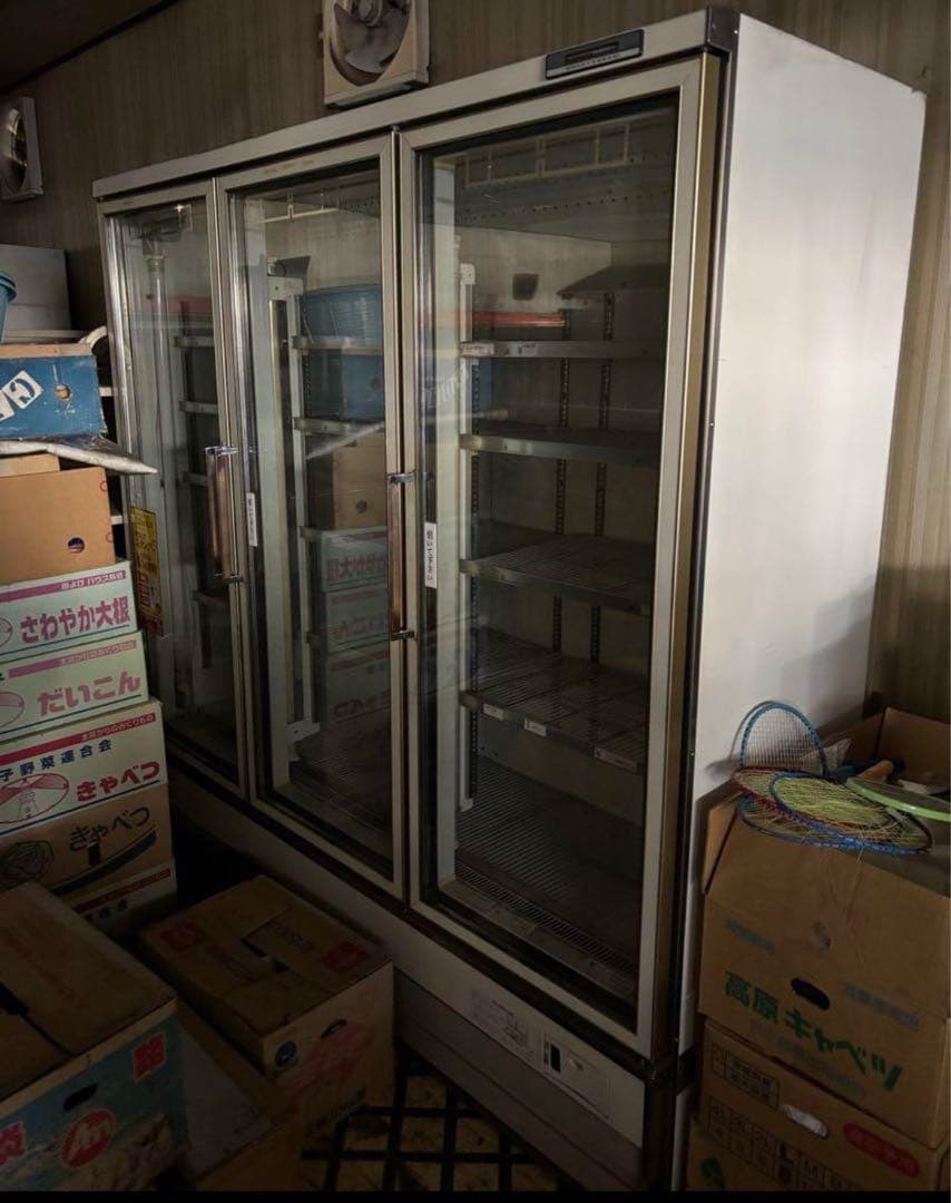 SANYO SRM-865 冷蔵庫 ガラス扉式　2台まとめ売り 業務用冷蔵庫