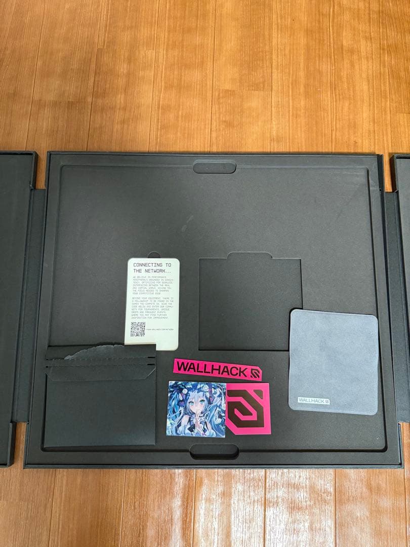 ガラスマウスパッド　WALLHACK SP-004 初音ミク　SkyPAD