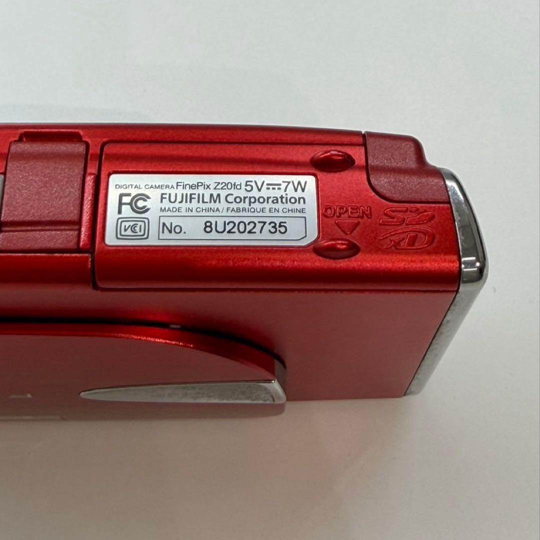 FUJIFILM FinePix デジタルカメラ レッド フジフィルム