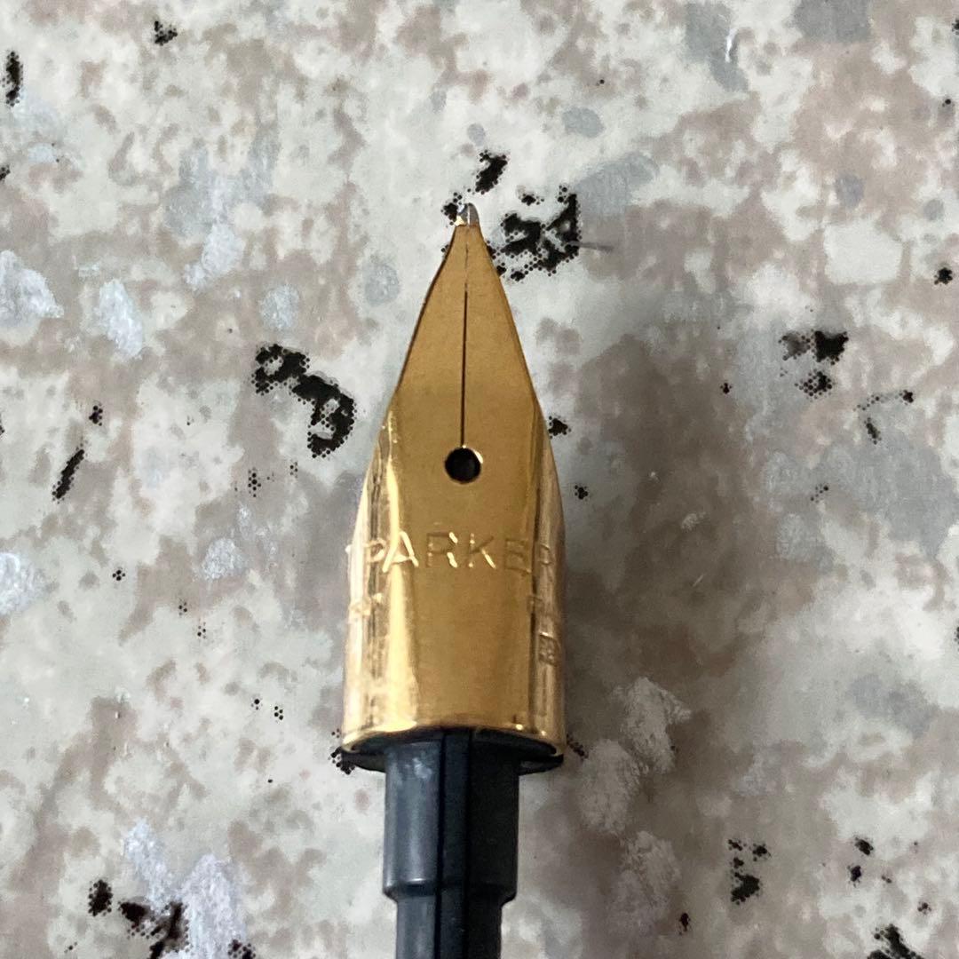#103 オーバーホール済み 万年筆 PARKER パーカー 925 14k