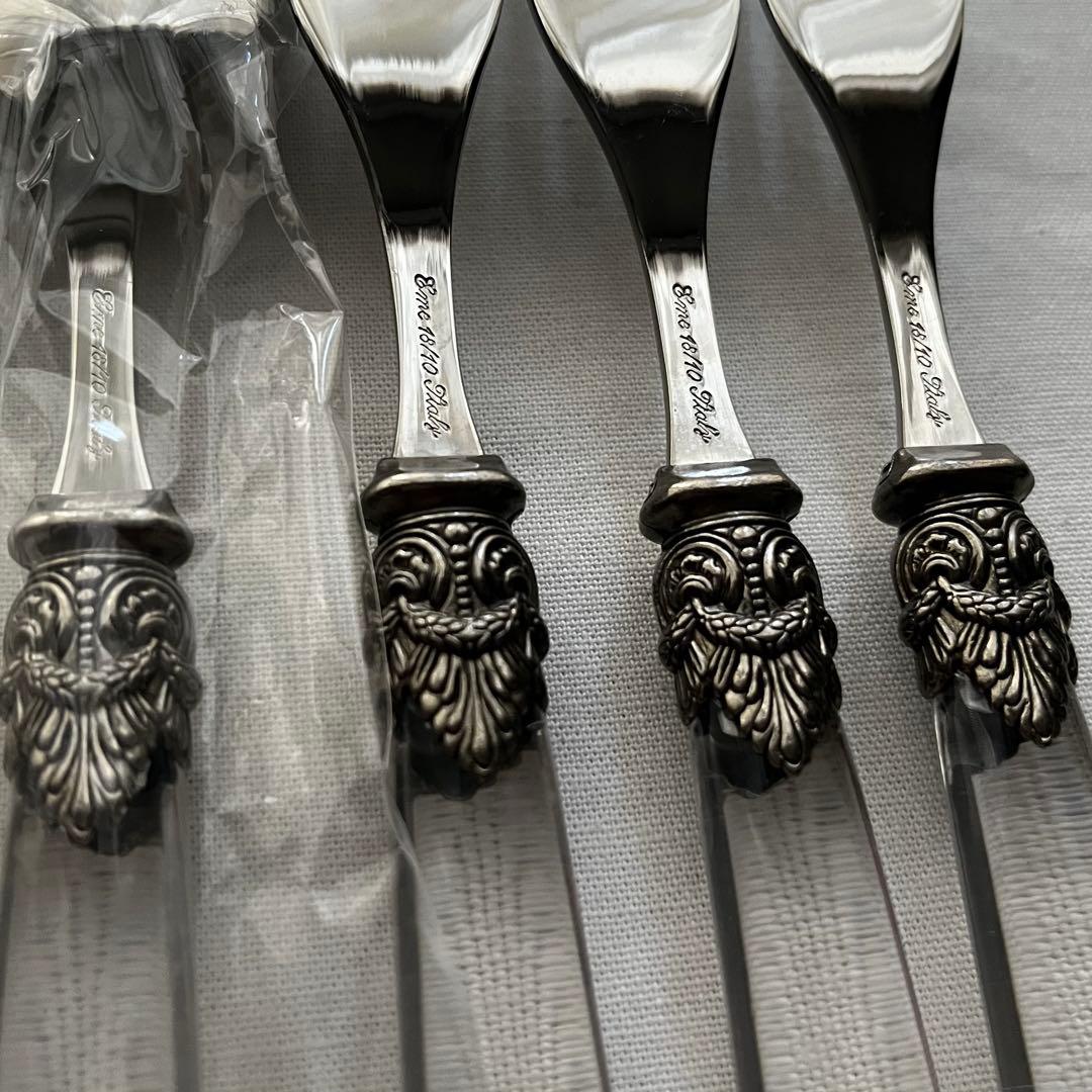 エメ ナポレオン 18-10 カトラリー クリア フォーク スプーン ケーキ