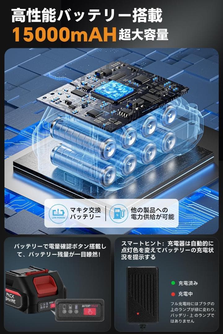 【ほぼ新品】Boomax コードレス高圧洗浄機　22L折り畳みバケツ付き