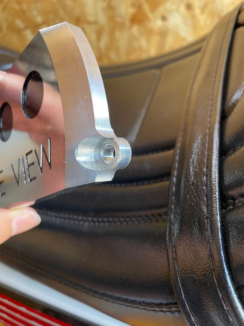 cbx400f cbr400fクラッチカバー　サイドビュー　ワンオフ