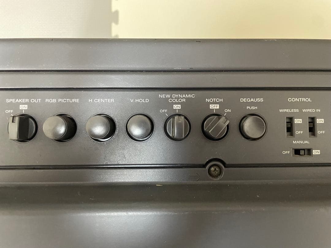 【希少品】ソニートリニトロンカラーモニターKX-21HV1 ジャンク品 部品取り