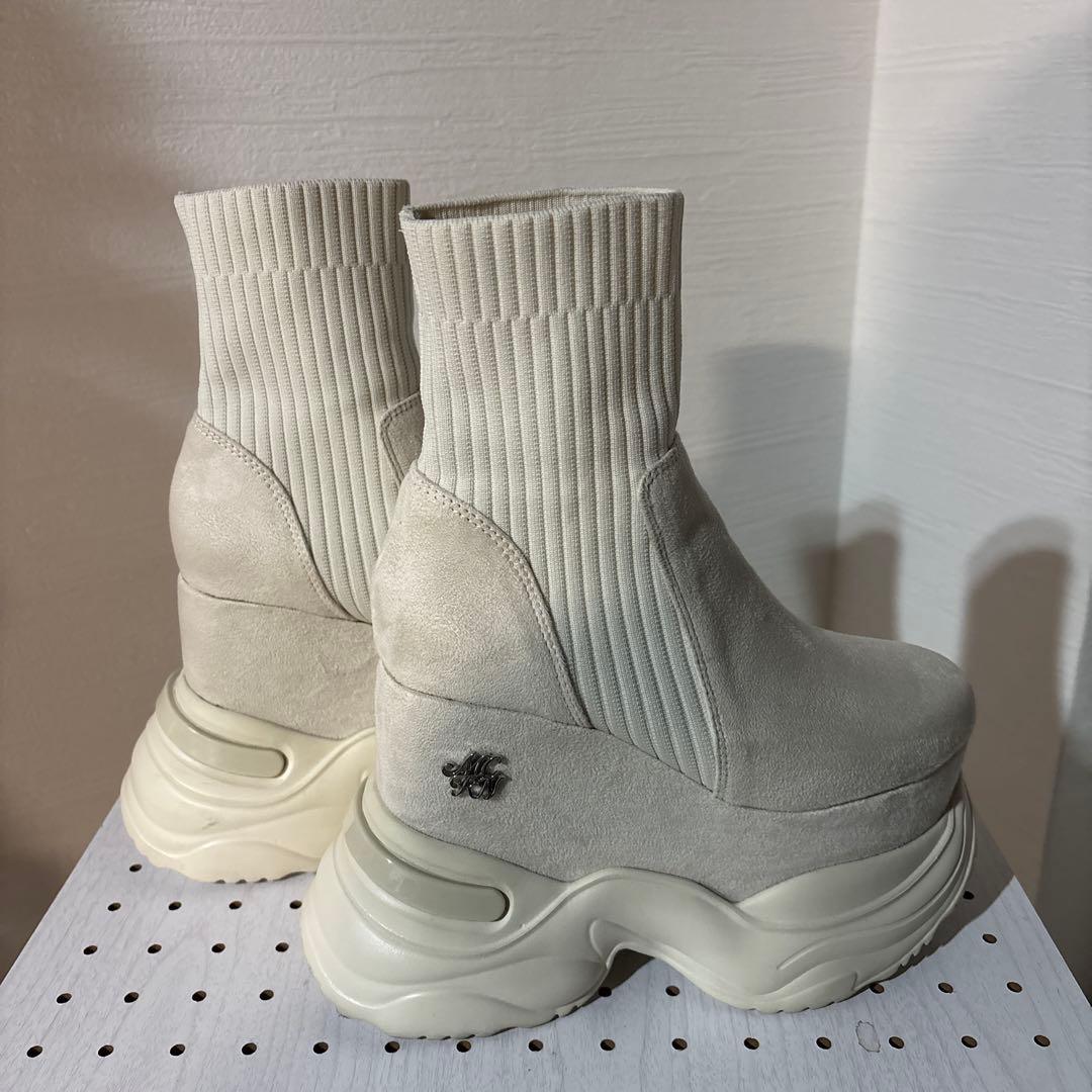 ミシェルマカロン　厚底ブーツ　XS