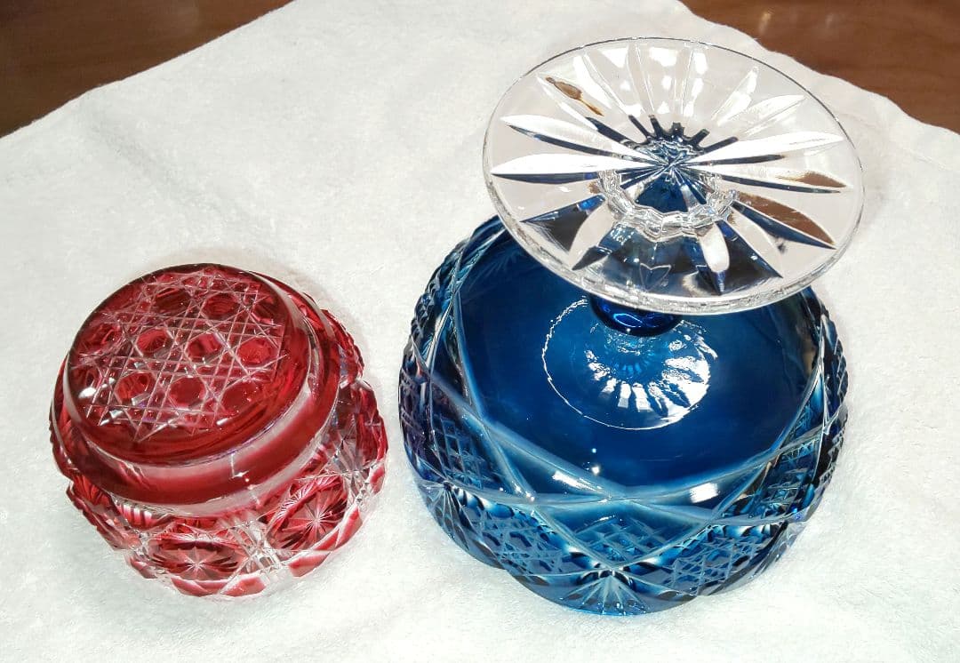 薩摩切子 薩摩ガラス 猪口 ぐい呑