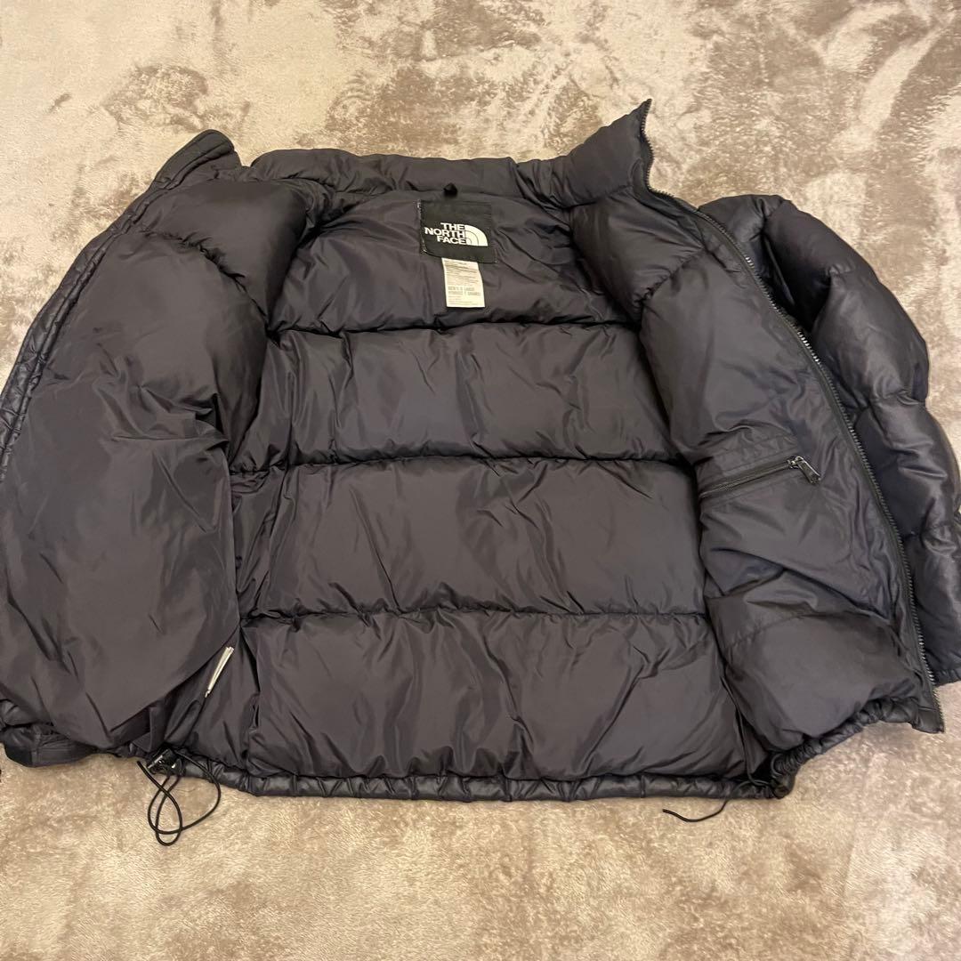 極美品 ノースフェイス　US規格 700フィル 肉厚 ヌプシダウン　XL 黒