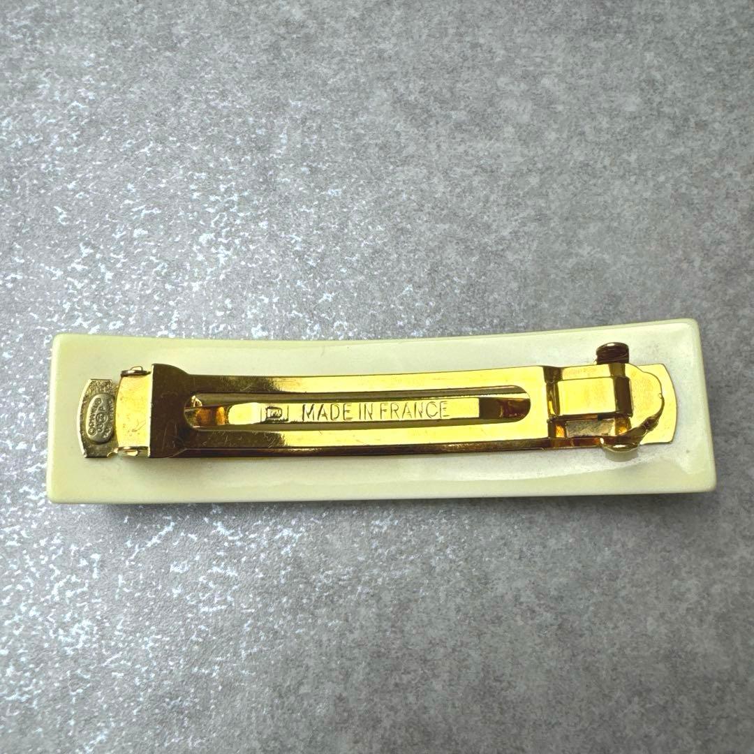 CHANEL シャネル カメリア ココマーク バレッタ 03P