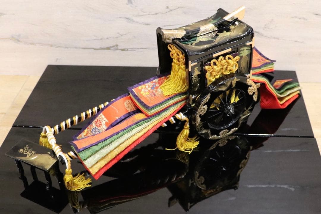 GMHS541○雛道具セット 人形なし 本金御道具セット 通産大臣賞受賞 秀