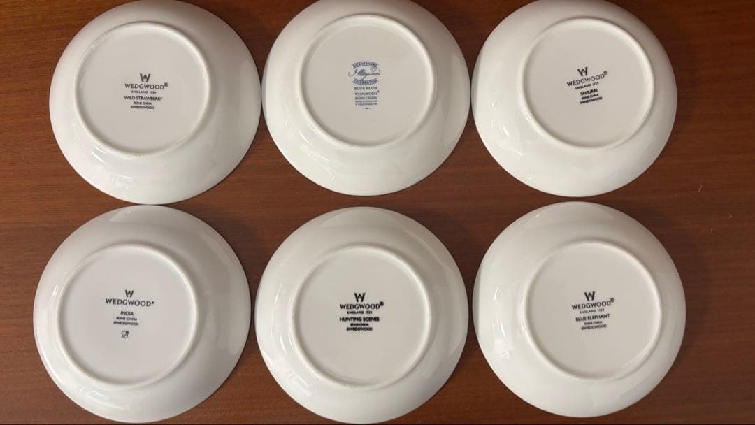 ウェッジウッド　プチトレイ６枚　ミニプレート