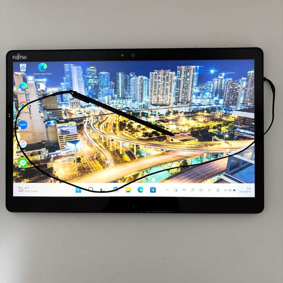 【Office付き】富士通 タブレットPC 2in1 i5 第8世代 SSD