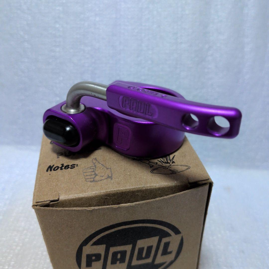 PAUL ポール31.8 QR シートクランプ パープル/ブラック