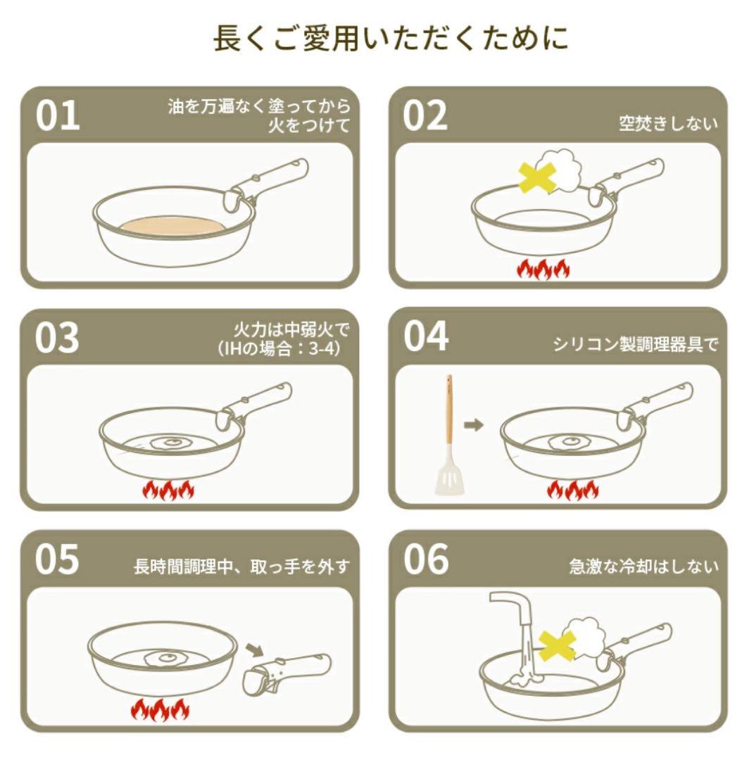 【新品・未使用品】フライパン・鍋 11点セット マーブルコート