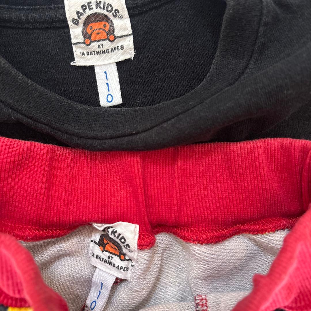 BAPE KIDS Tシャツ ショートパンツセット