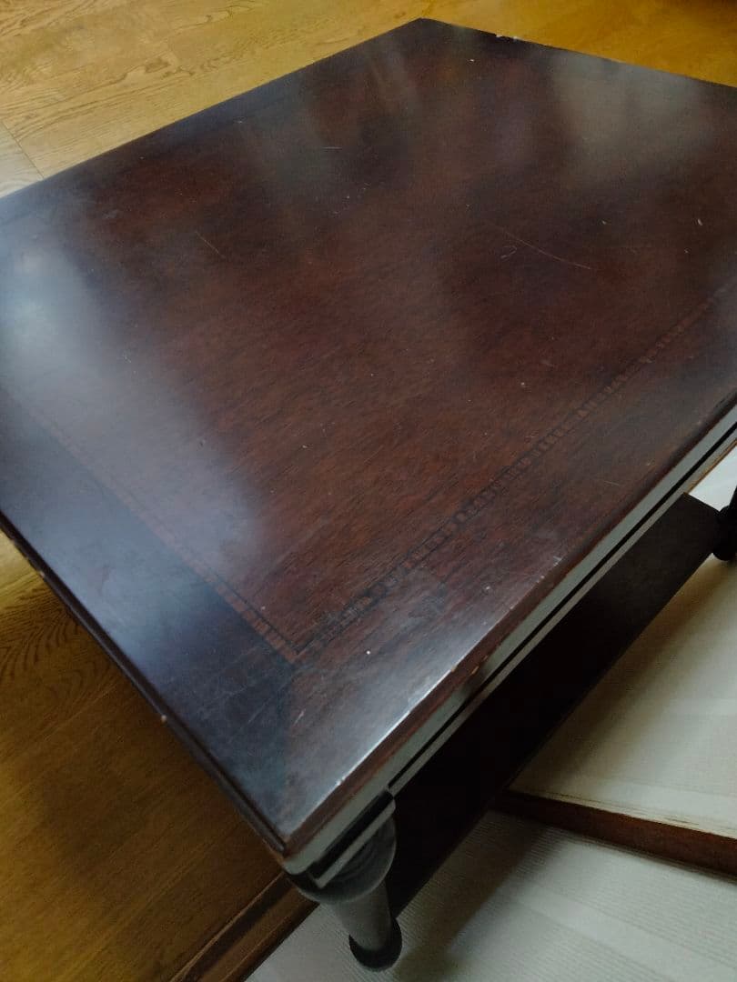 【カリモク】昭和レトロ　サイドテーブル　ドマーニ