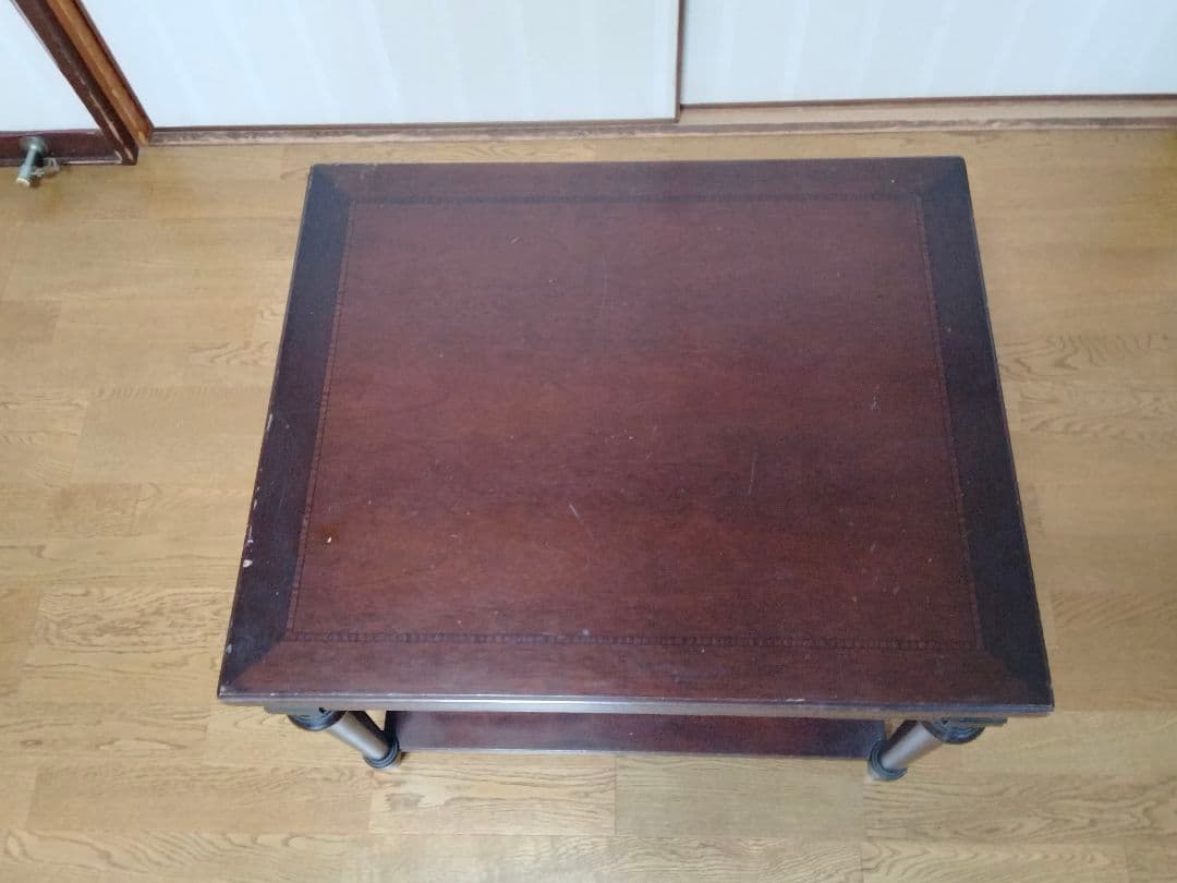 【カリモク】昭和レトロ　サイドテーブル　ドマーニ