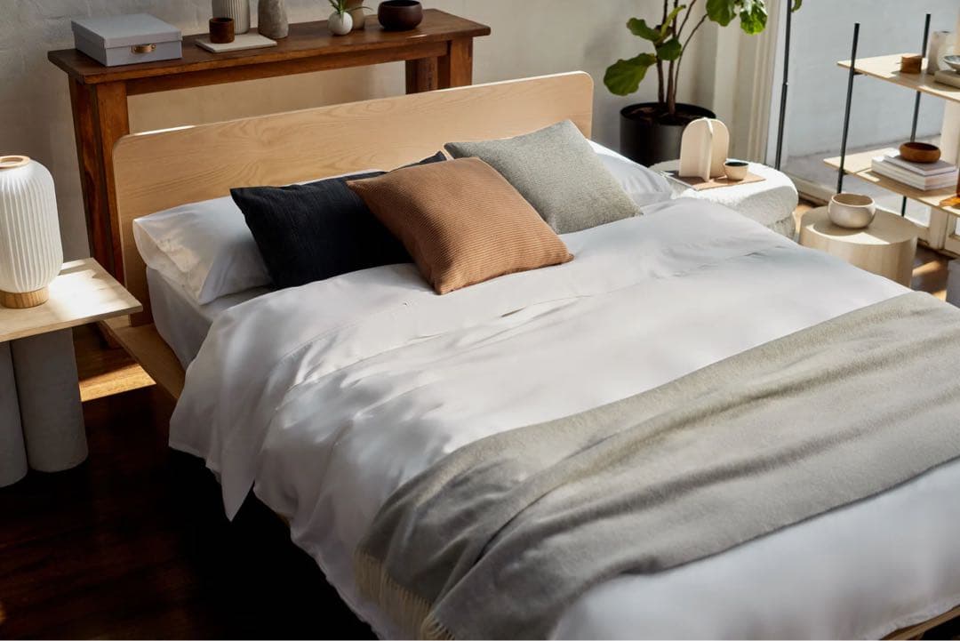 koala オールシーズン　ベッドリネン　掛け布団カバーセット　ダブル　ホワイト