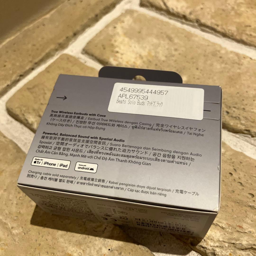 Beats Solo Buds 完全ワイヤレスイヤフォン