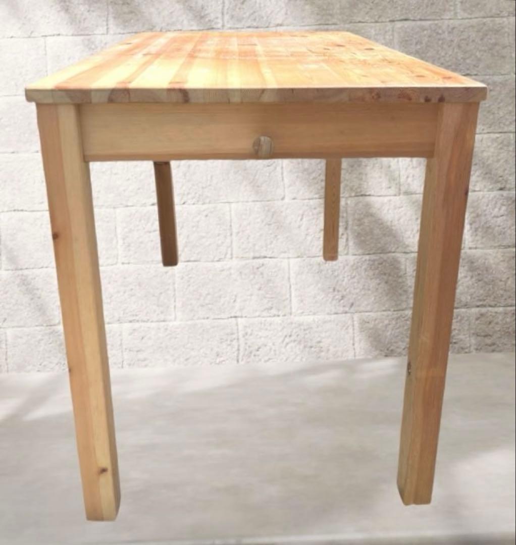 無印良品　パイン材デスク　学習机　天然木