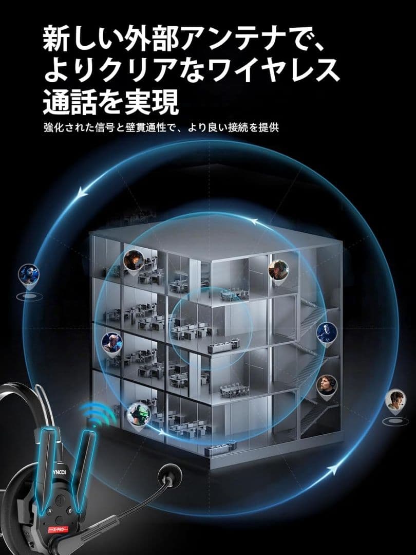 ✨1点物✨SYNCO XTALK XPRO2 ワイヤレスインカムヘッドセット