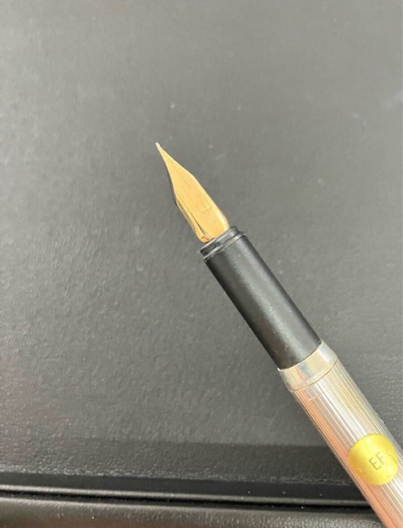 A.DUNHILL ダンヒル 万年筆 ライン スターリングシルバー EF
