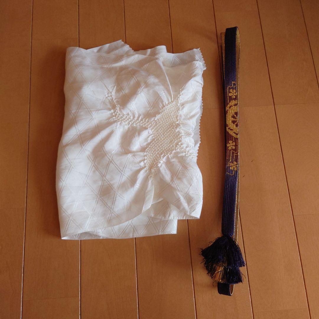 新春特価【美品】訪問着フルセット　地紙花文　金銀彩　正絹　袷　六通袋帯