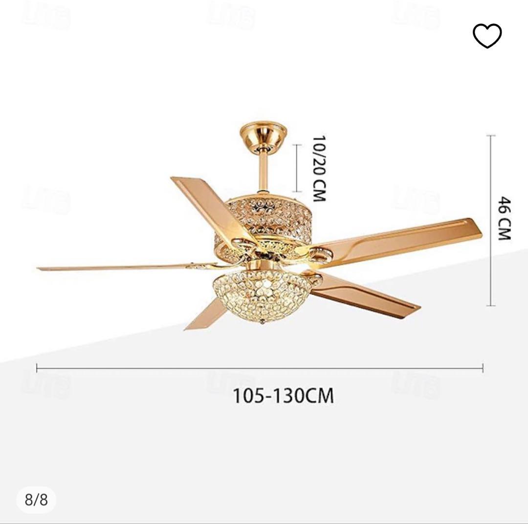 大幅値下げ中❣️【新品未使用】シーリングファンライト　シルバー　送料込み