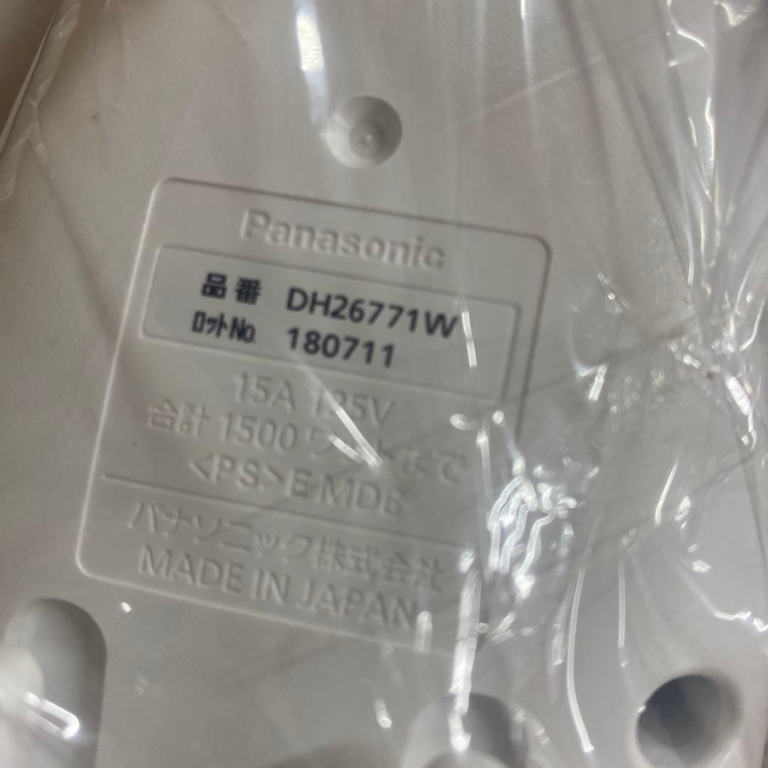 Panasonic リーラーコンセントプラグ DH26771W ホワイト　5個入