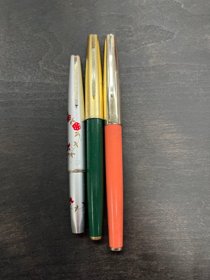 万年筆3点セット　14K 細字　PLATINUM PILOTまとめ売り