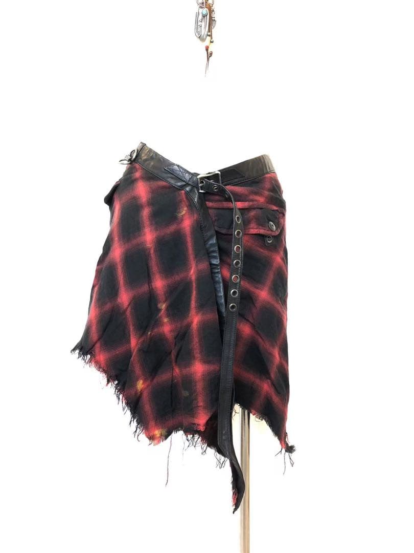 ケムリ初期hyde着用 KMRII チェックスカート yasu