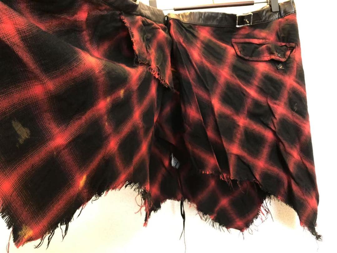 ケムリ初期hyde着用 KMRII チェックスカート yasu