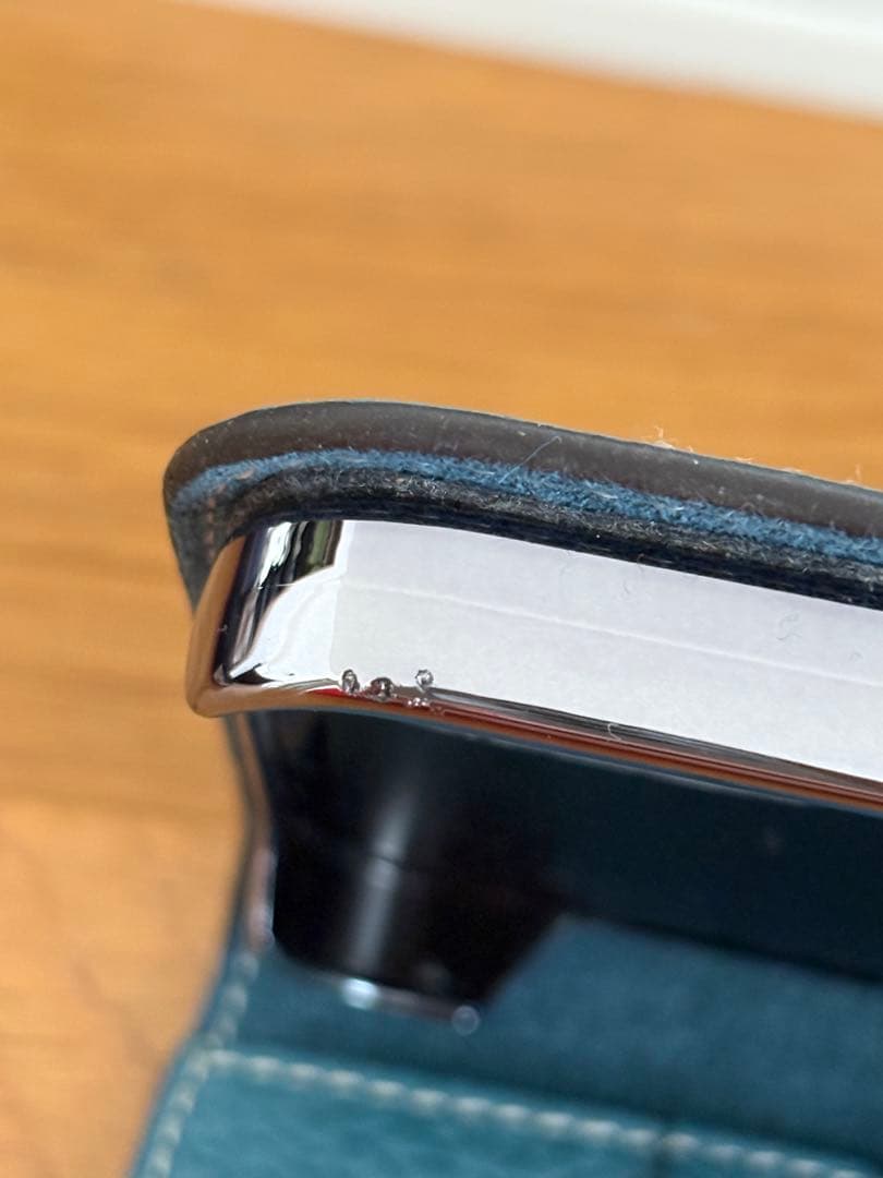 Bonaventura 手帳型iPhone12mini ブルーシアン