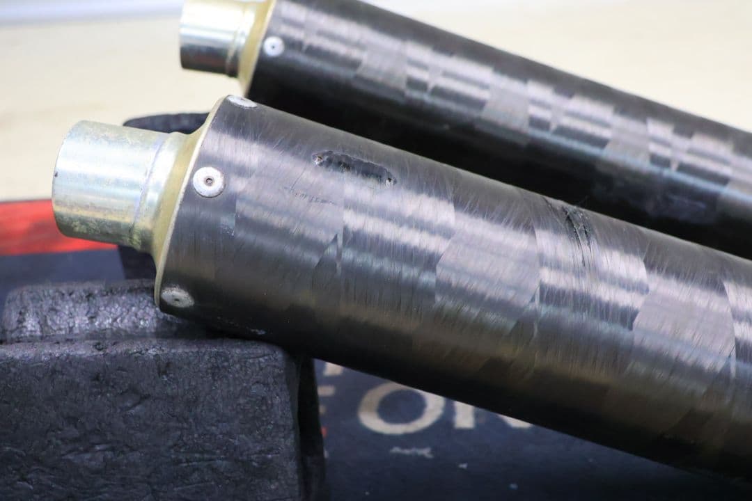 SP忠男　カーボンサイレンサー　2本セット　左右用