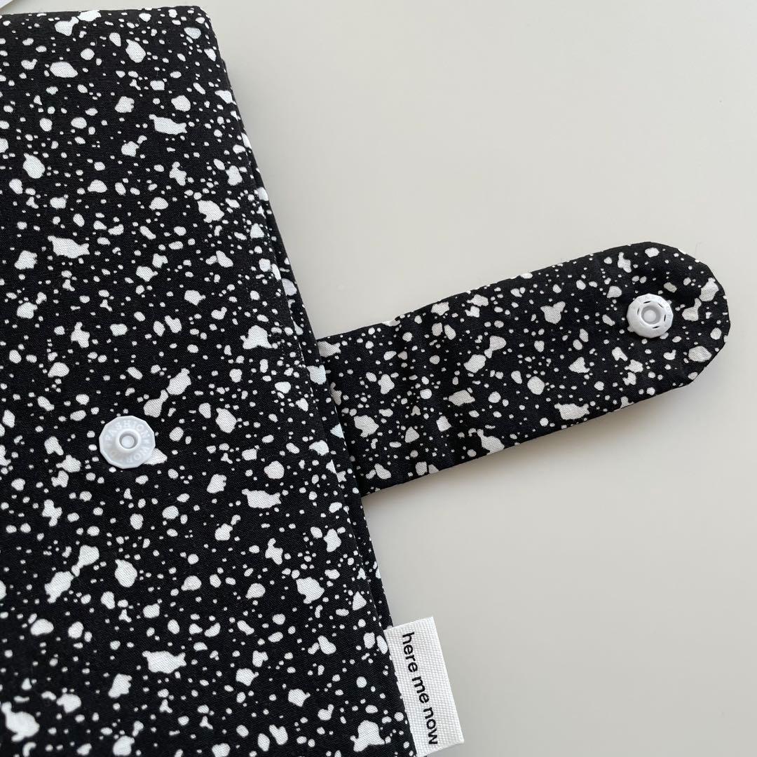 早い者勝ち　韓国　バインダー　カバー　貯金　リフィル　A6　ダルメシアン　黒