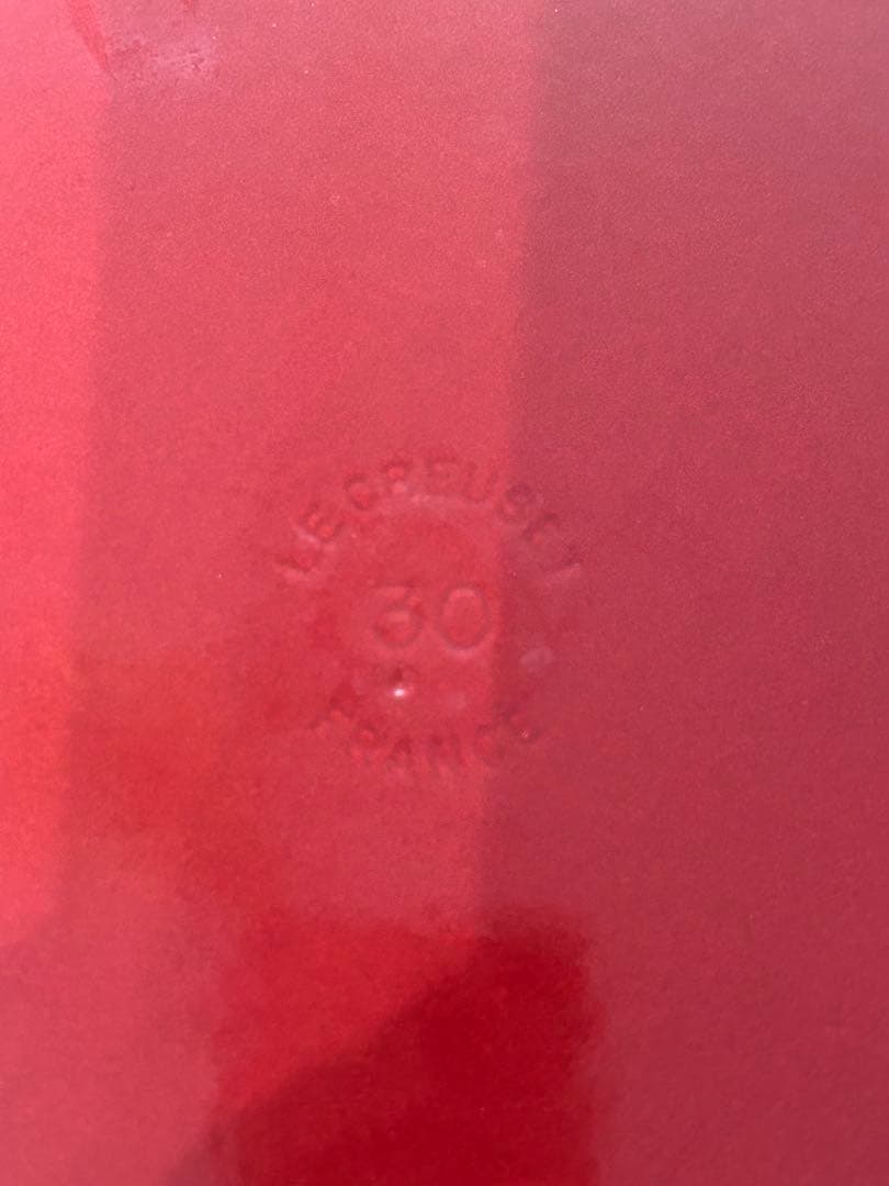 ル・クルーゼ　ビュッフェキャセロール　チェリーレッド　30センチ