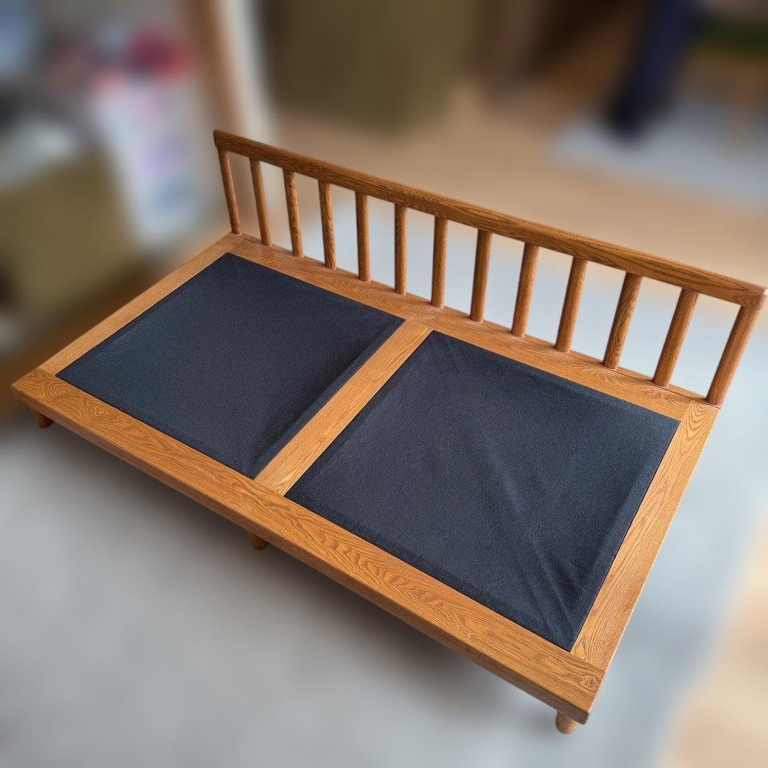 【希少品】Re:CENO リセノ AGRA アグラソファ クリンプ生地 オリーブ