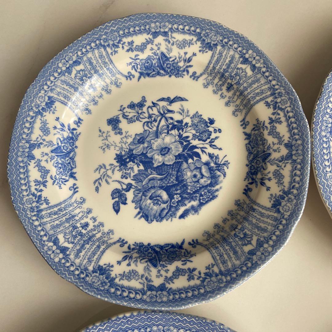 バーレイ皿フローラ4枚セット