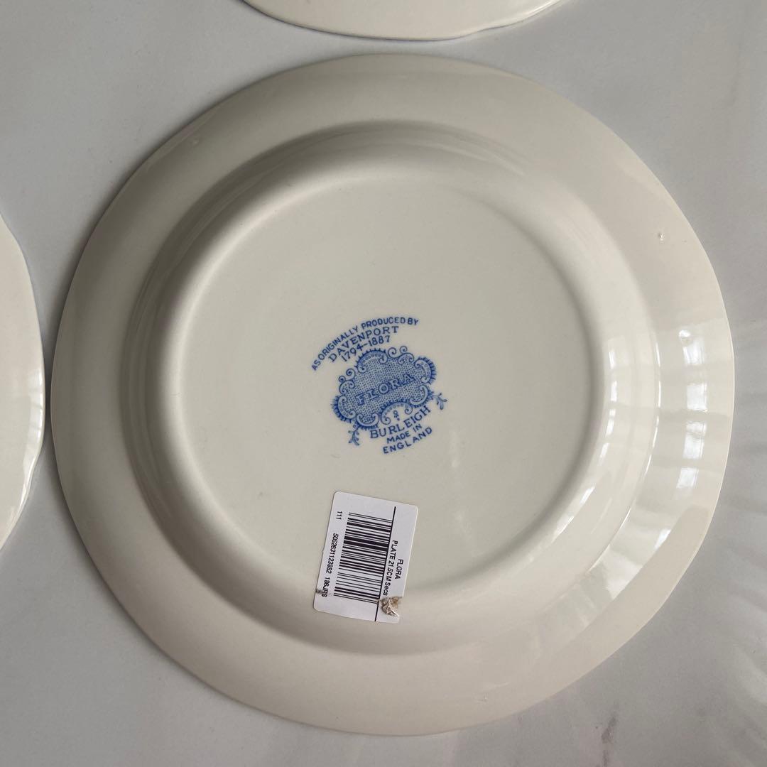 バーレイ皿フローラ4枚セット