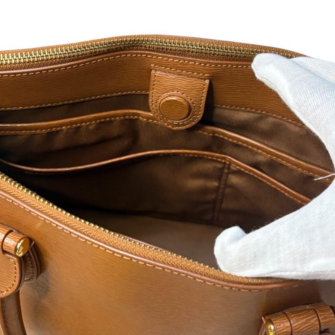 ローレンラルフローレン2way トートバッグ レザー ゴールドタグ A4収納可