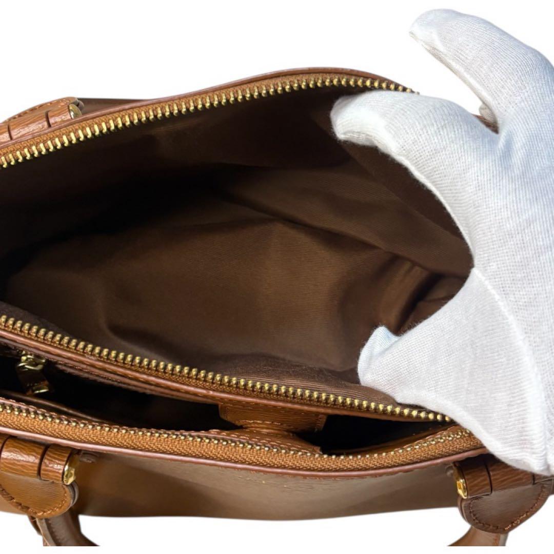 ローレンラルフローレン2way トートバッグ レザー ゴールドタグ A4収納可